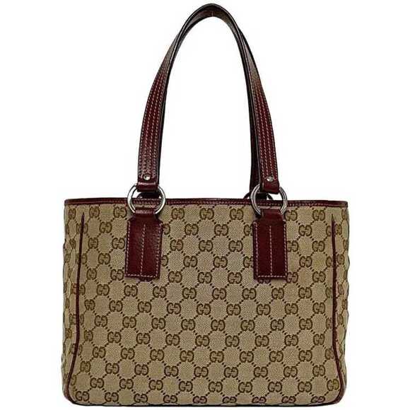 GUCCI Beige Leather Tote Bag - Picture 2 of 11